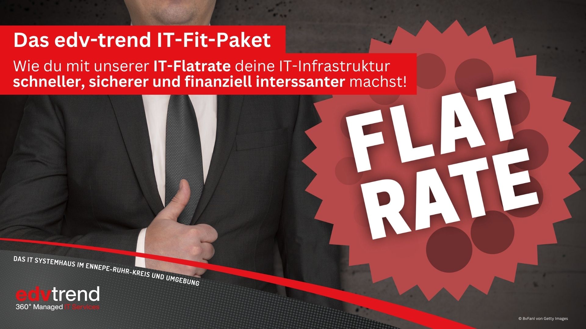 Das IT-Fit-Paket von edv-trend aus Gevelsberg als IT-Flatrate für dein Unternehmen