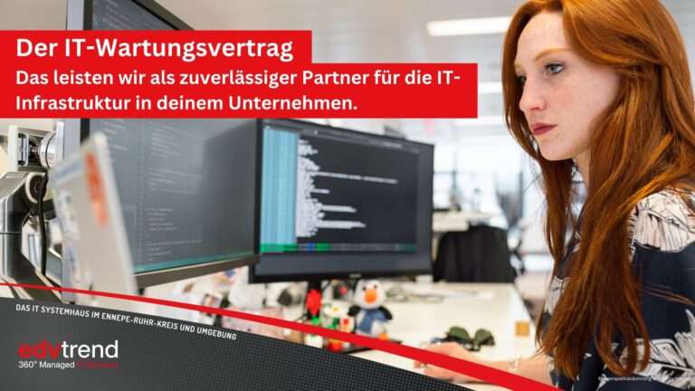 IT-Wartungsvertrag mit edv-trend aus Gevelsberg für dein Unternehmen im Ennepe-Ruhr-Kreis, Schwelm, Hagen