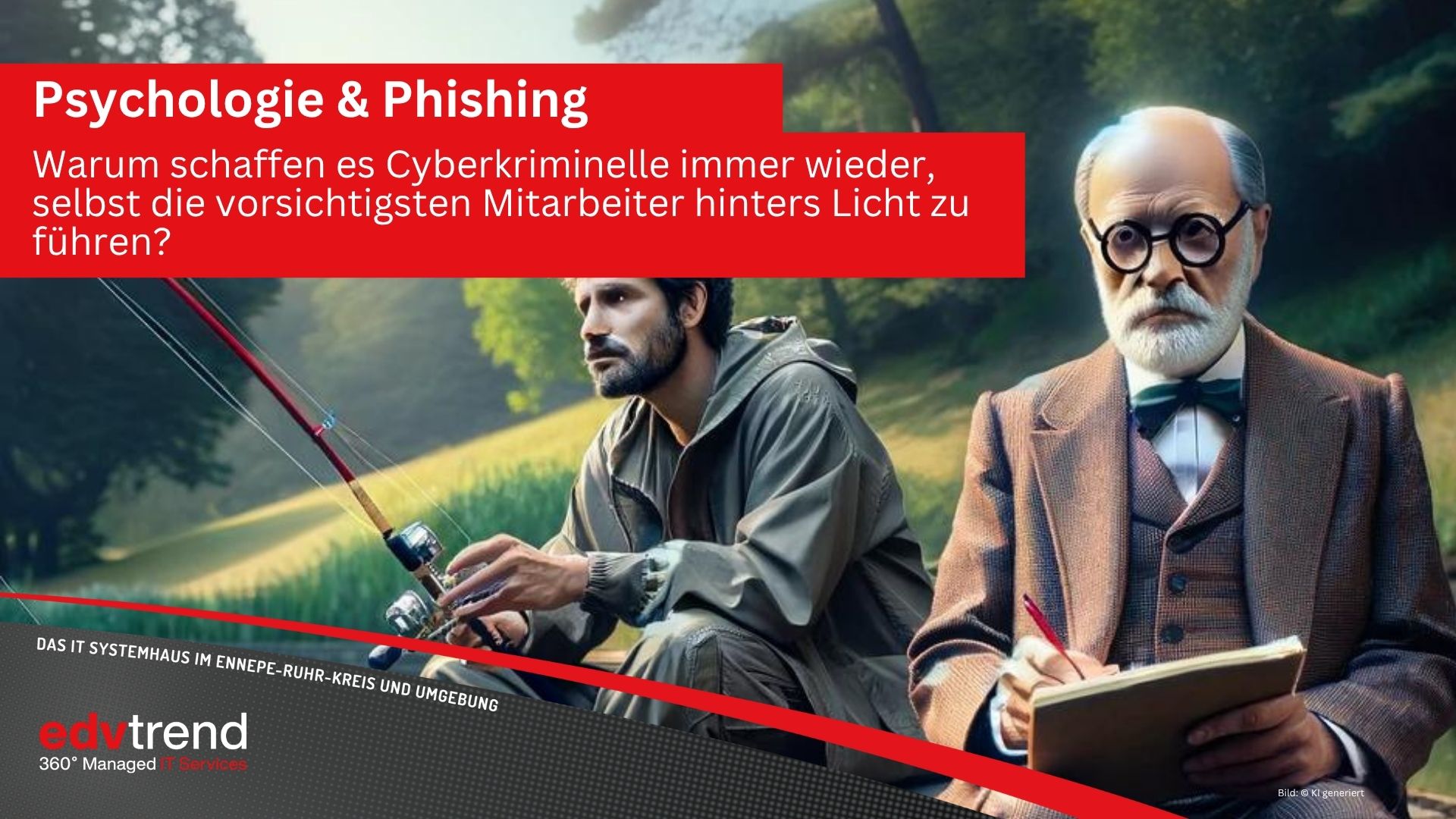 Psychologie und Phishing - So führen dich Cyberkriminelle hinters licht.