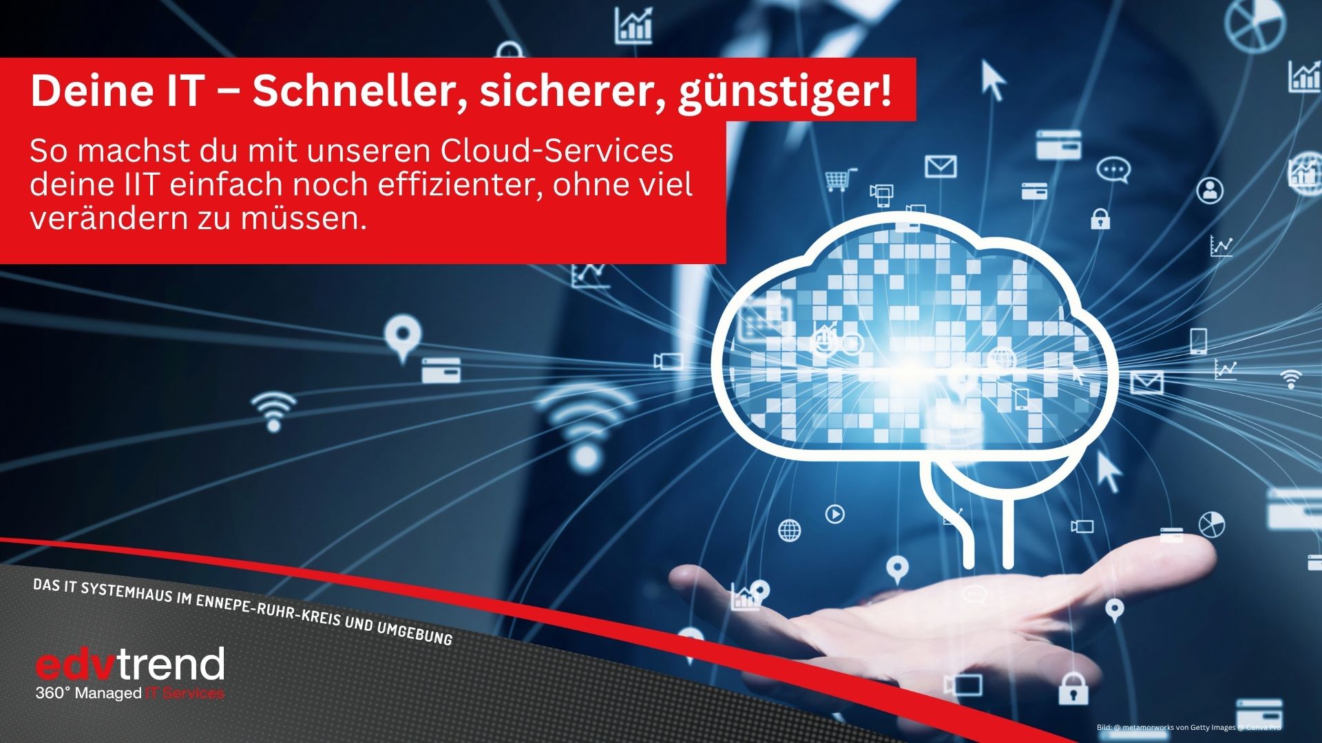 Cloud-Services von edv-trend für dein Unternehmen in der Region Gevelsberg, Schwelm, Hagen.
