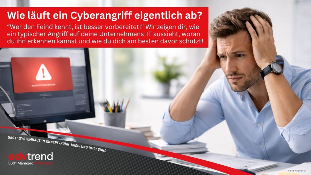 Cybercrime im Detail – So laufen Cyberangriffe auf mittelständische Unternehmen in Gevelsberg ab!