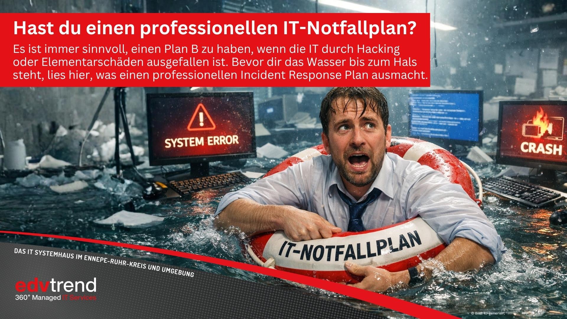 Hast du einen IT-Notfallplan für den Ernstfall? – So setzt du einen professionellen Incident Response Plan in deinem Unternehmen in Gevelsberg um!
