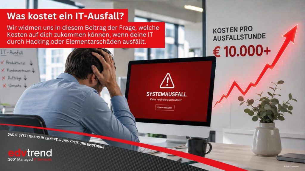 Wenn die IT stillsteht – So viel kostet eine Stunde Ausfall Ihr Unternehmen wirklich