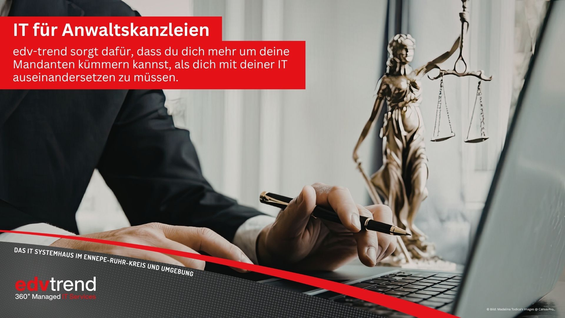 IT für Anwaltskanzleien in der Region Gevelsberg mit edv-trend!