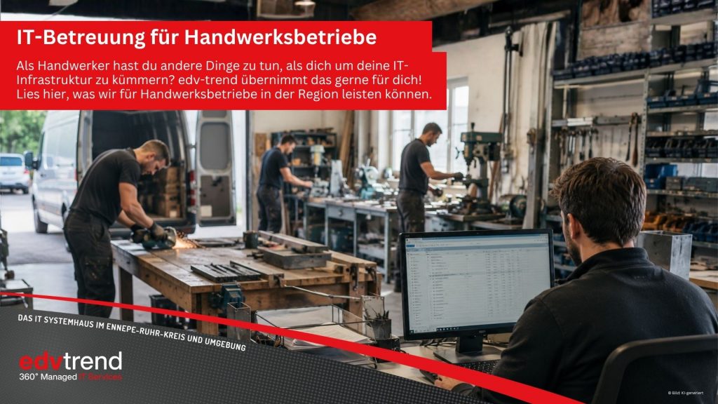 IT-Betreuung fürs Handwerk in Gevelsberg – Warum dich edv-trend unterstützen sollte