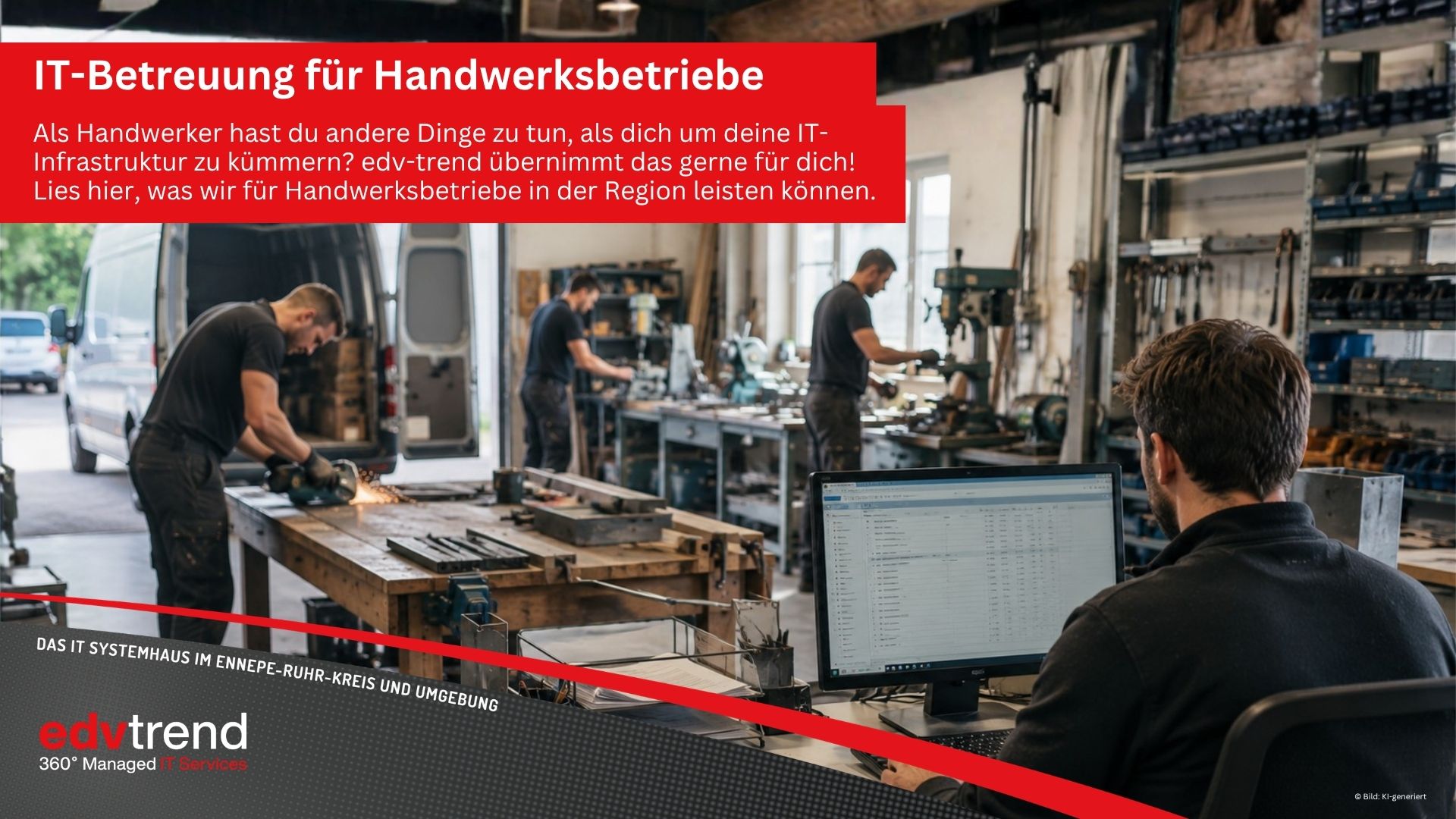 IT-Betreuung fürs Handwerk in Gevelsberg – Warum dich edv-trend unterstützen sollte