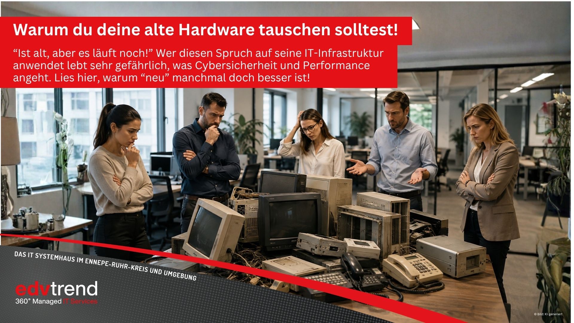 Alt, aber läuft doch noch? Warum veraltete Hardware dein größtes Sicherheitsrisiko für dein Unternehmen in Gevelsberg sein kann