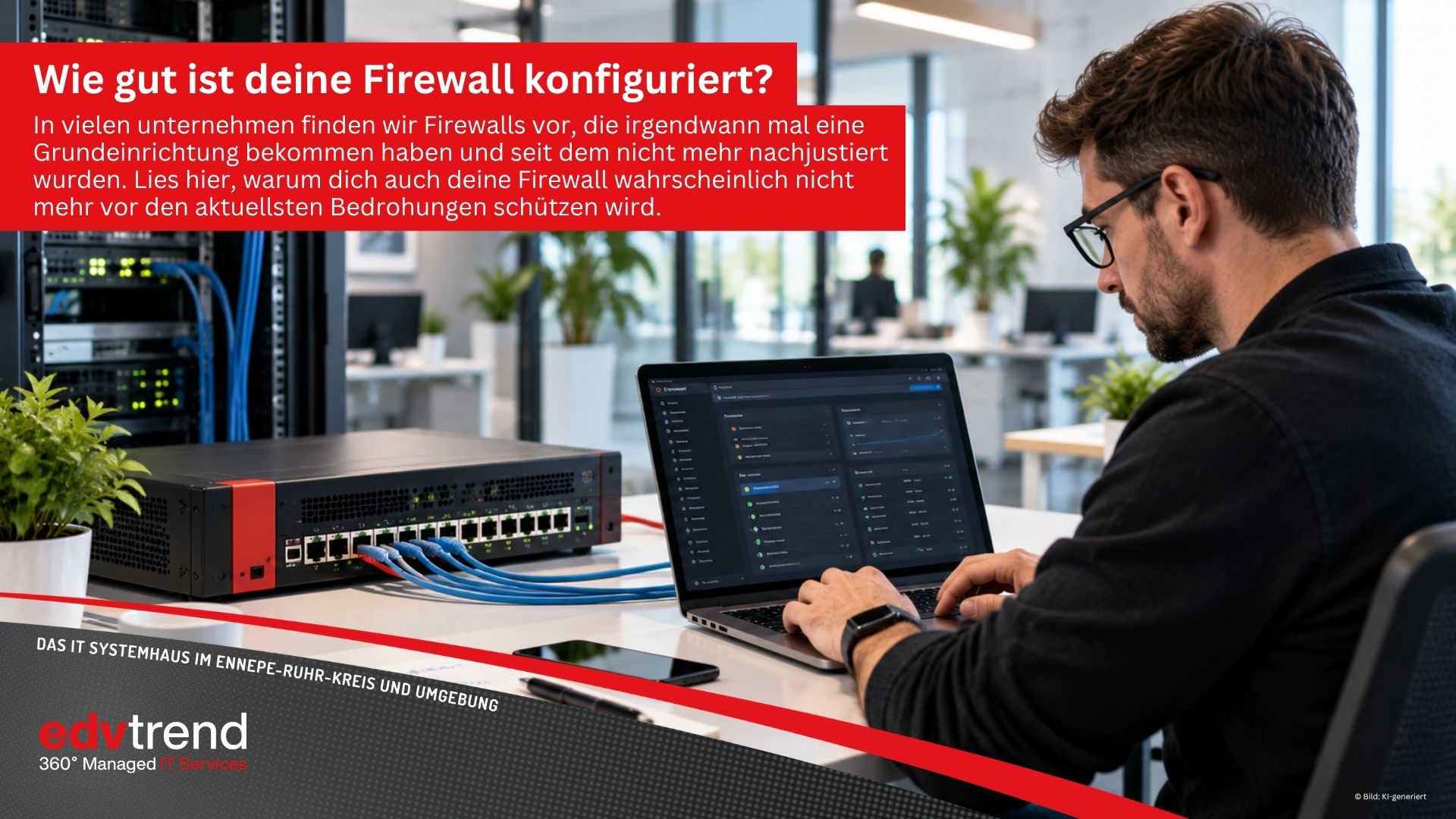 Firewall richtig konfigurieren – Wie gut ist dein digitaler Türsteher aktuell trainiert?