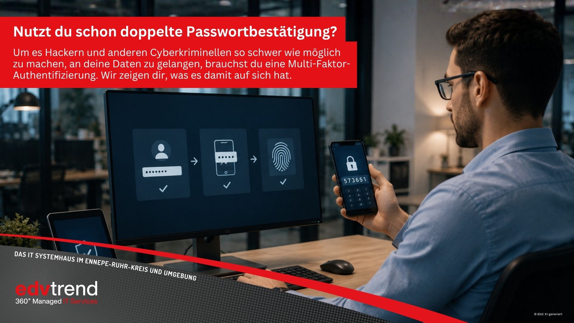 Multi-Faktor-Authentifizierung – Warum ein gestohlenes Passwort deinem Betrieb in Gevelsberg jetzt nichts mehr anhaben kann